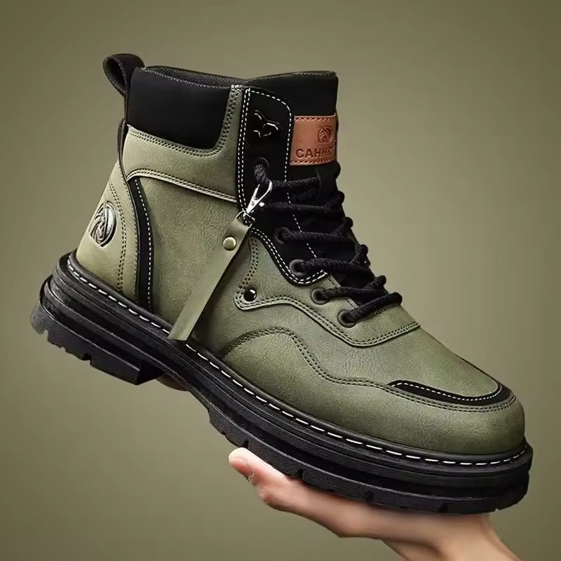 Norvik – Herren Winterstiefel wasserdicht mit Plüschfutter, Größe 48