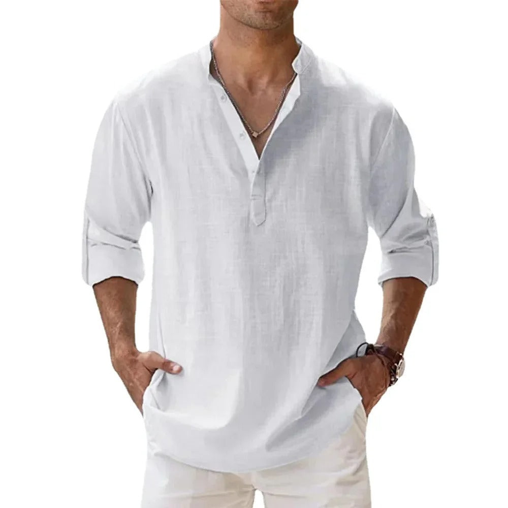 Belano – Linnen zomerhemd ademend & stijlvol – heren casual look