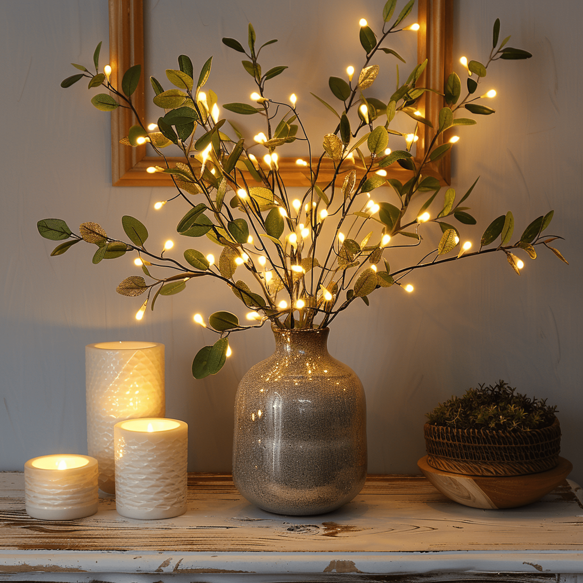 Luminara - Feeënlicht Olijftak – 120 LED’s Warm Wit