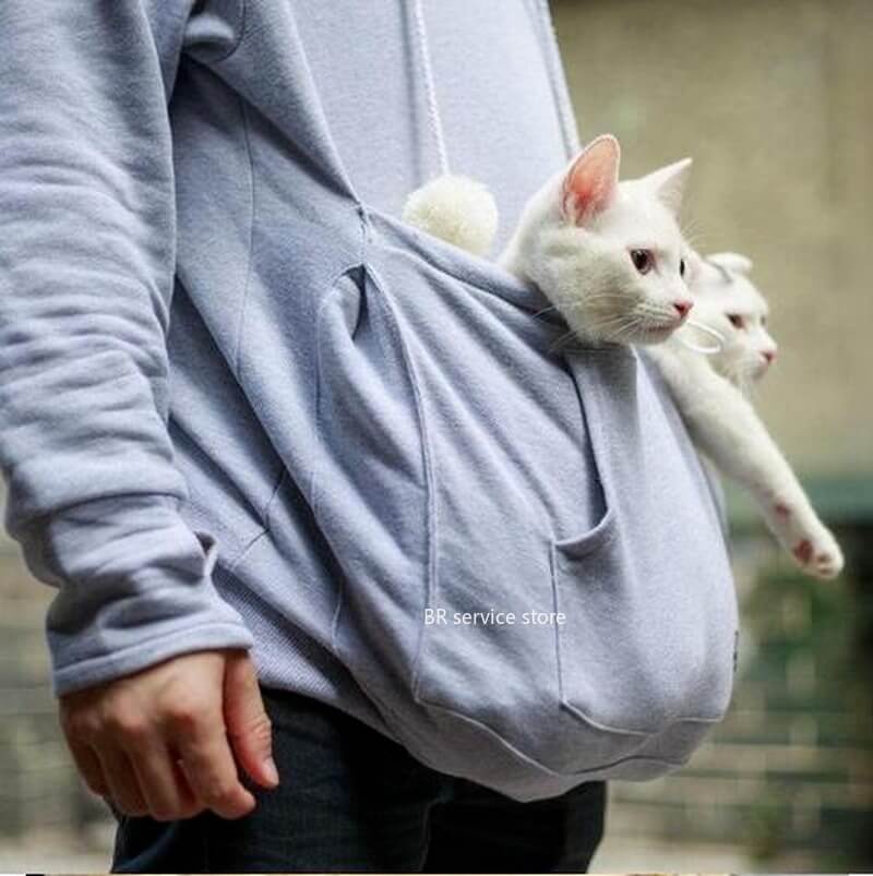Cat Hoodie – Soft Sweater with Comfortable Belly Pocket for Cozy Relaxation Moments