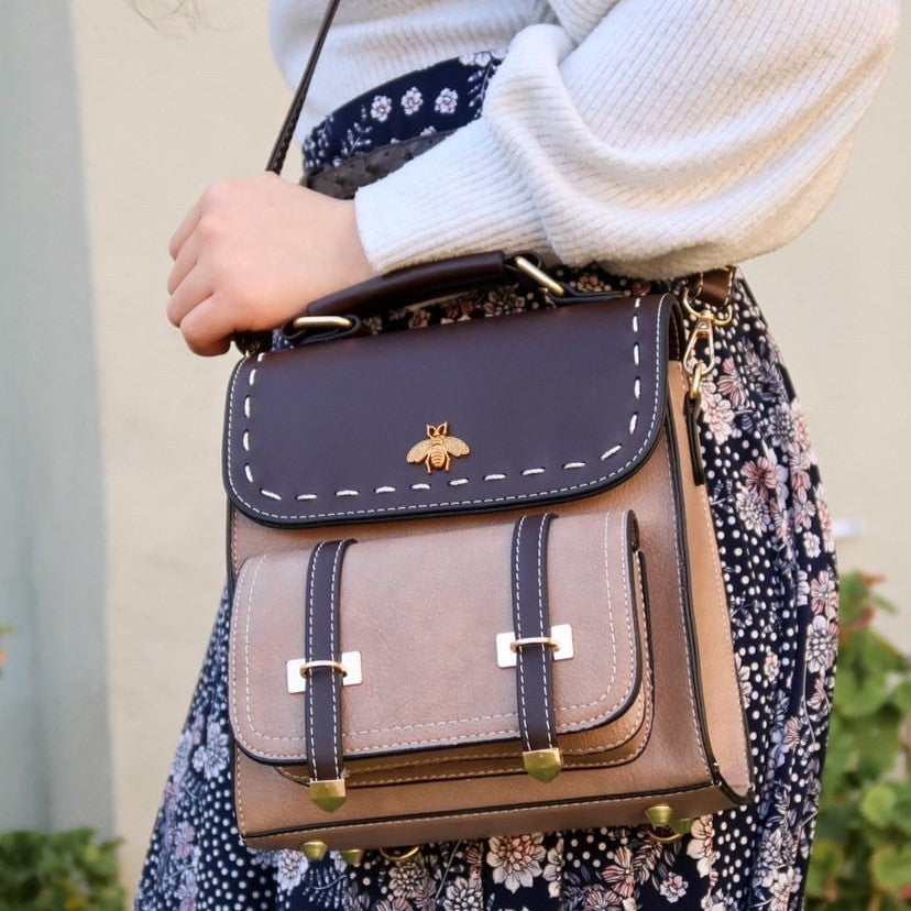 Melzano Bumblebee Leather Backpack