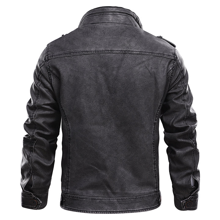 Chaqueta de cuero Apollo - estilo masculino encuentra sostenibilidad