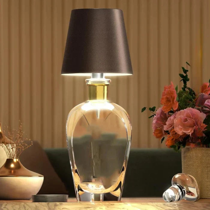 GlowBottle – Portable LED bottle lamp with touch control and dimming function