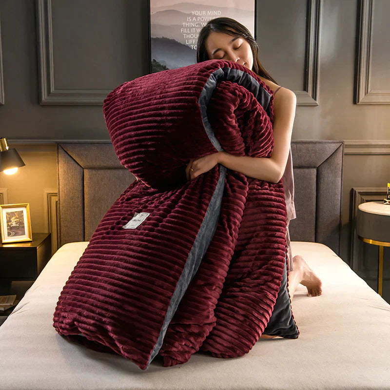 WinterHaven – Velvet Fleece Duvet Cover Warm and Breathable