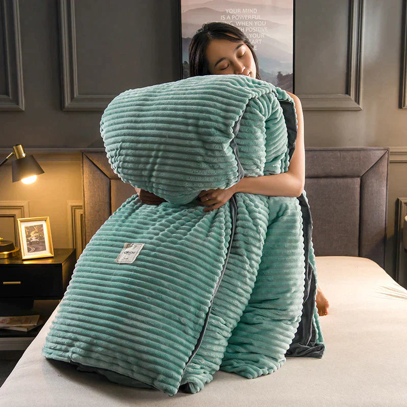 WinterHaven – Velvet Fleece Duvet Cover Warm and Breathable
