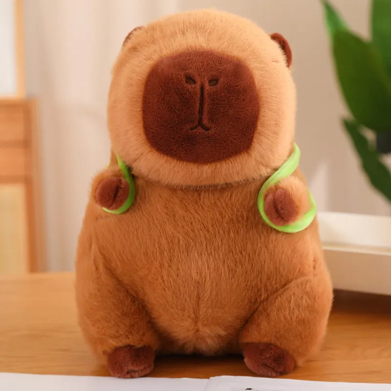 Capybara Plush – Soft Plush Toy with Creative Backpack Detail & Comfortable Filling