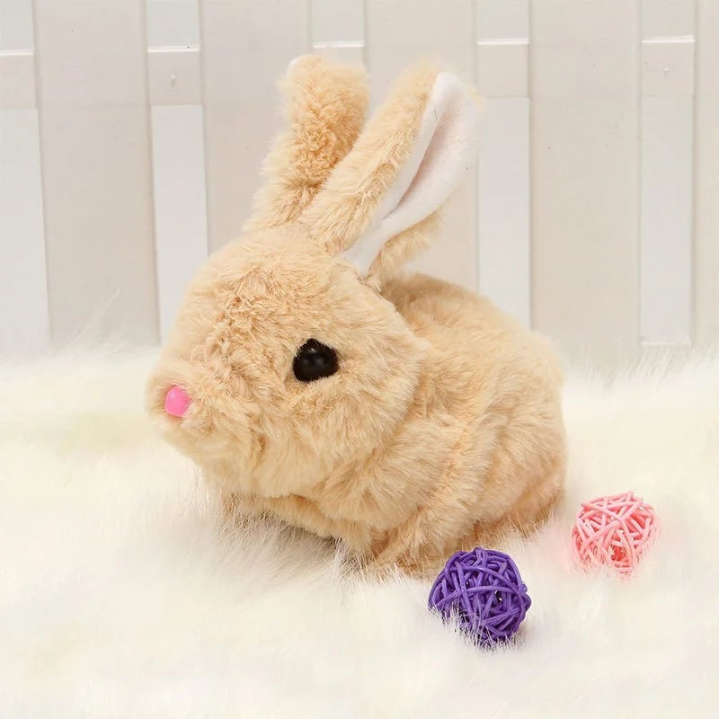Interactive Plush Hare – Electronic Toy with Motion & Sound Response