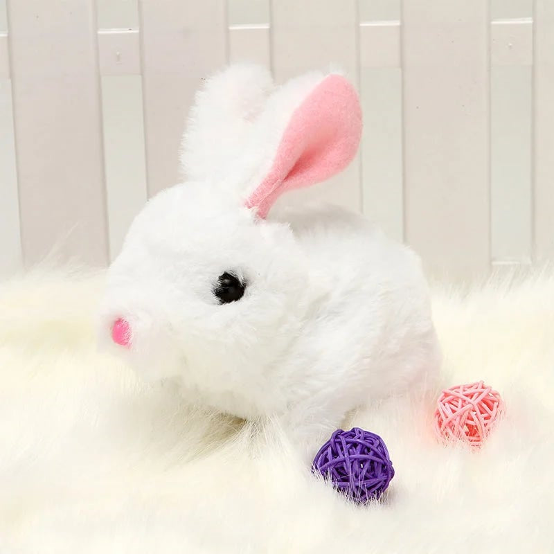 Interactive Plush Hare – Electronic Toy with Motion & Sound Response