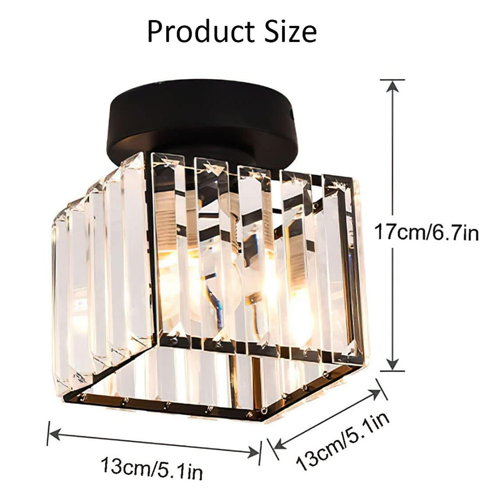 Bravura – Moderne flush plafondlamp – 1-lichts zwart design