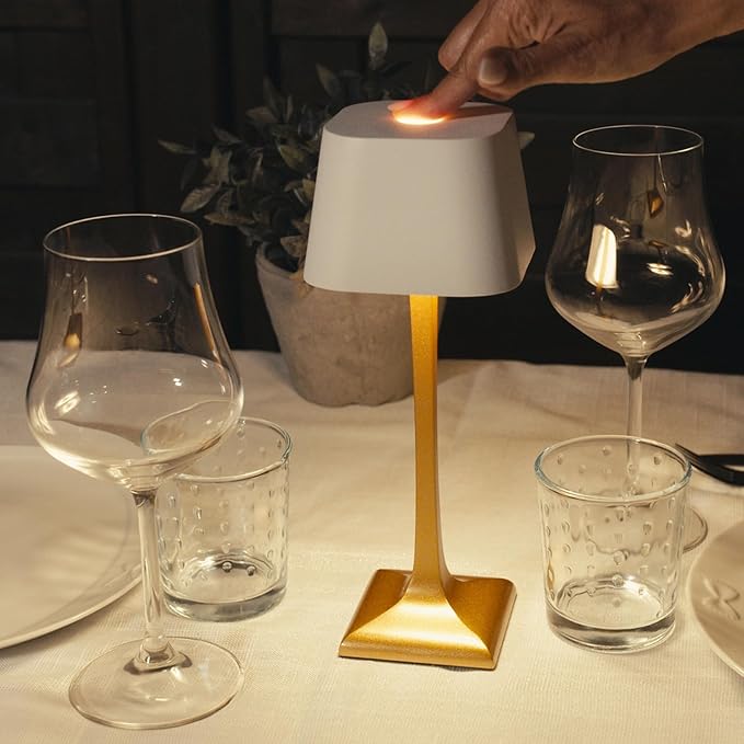 Lumora - Modern Wireless Table Lamp with Touch Dimmer Function