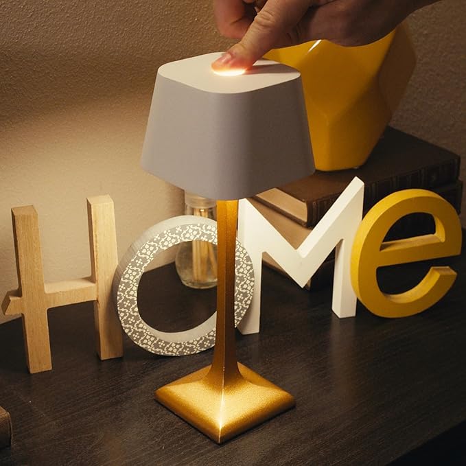 Lumora - Modern Wireless Table Lamp with Touch Dimmer Function