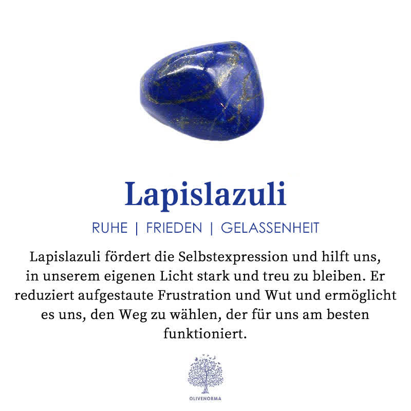 Orion – Tigerauge & Lapislazuli Rosenkranz-Halskette für Herren
