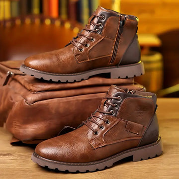 Melzano Tim Leren Boots