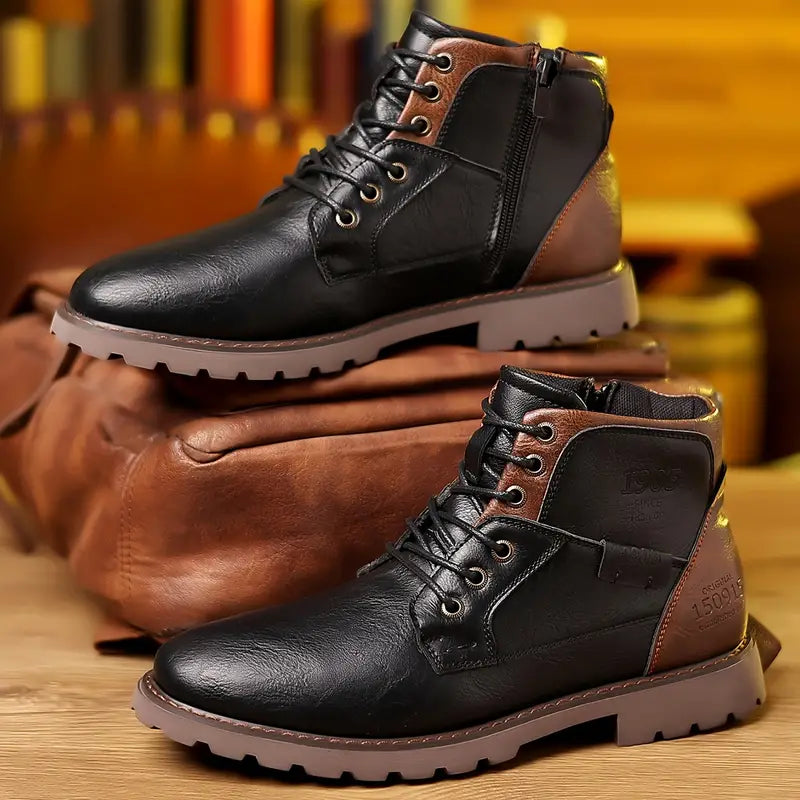 Melzano Tim Leren Boots
