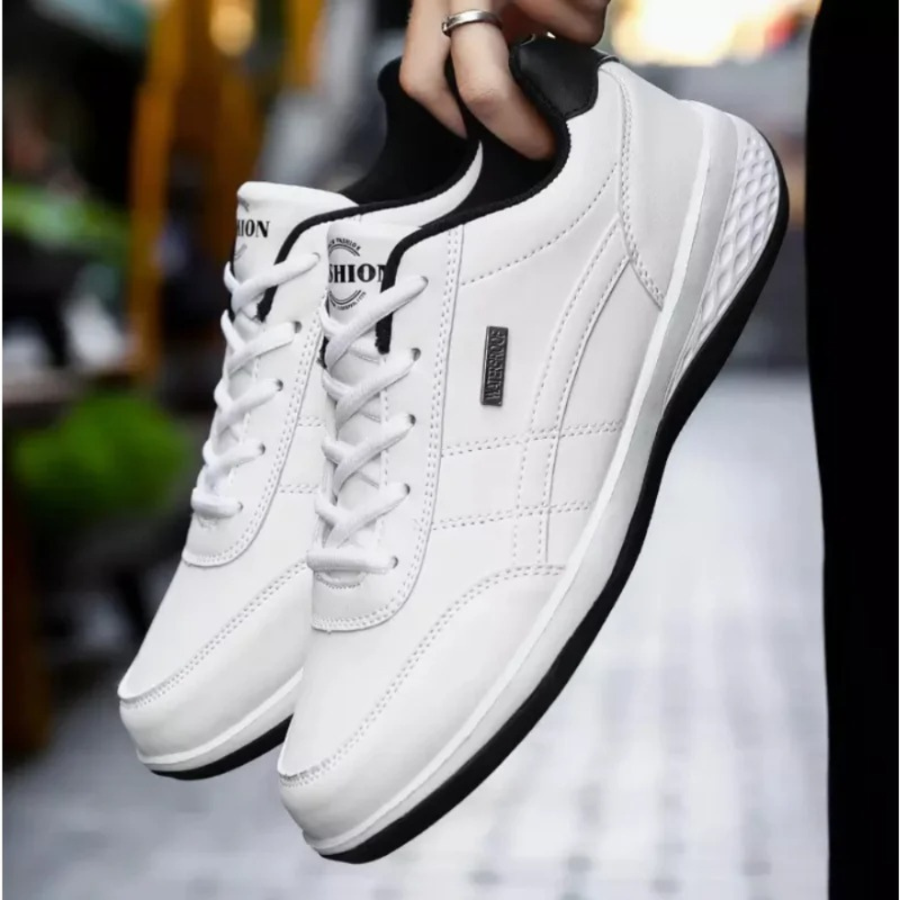 Ferano – Herren Leder-Sneaker mit orthopädischer Komfortsohle