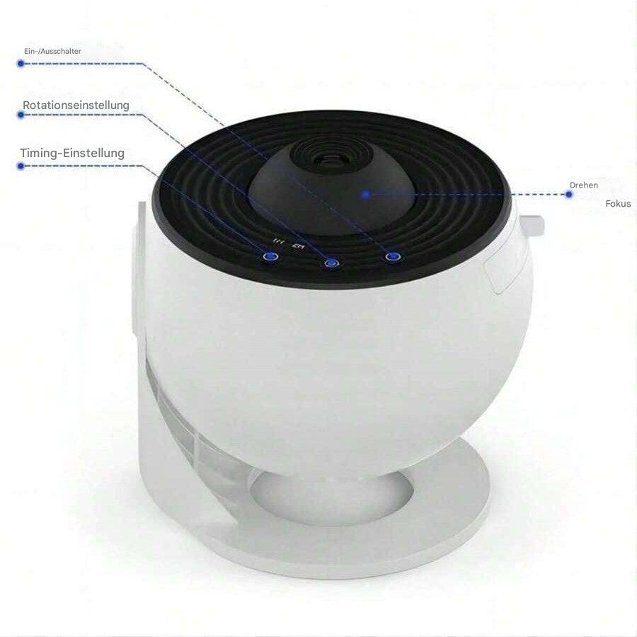 AstroGlow – Kamerprojectorlamp sterrenhemel – Compact & sfeervol