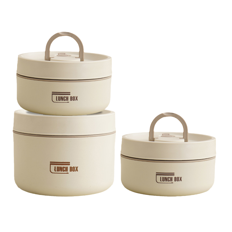 ThermoBox Lunchbox – Slimme Meerschichtige Lunchbox met Isolatie en GRATIS Draagtas voor Warme en Koude Maaltijden Onderweg