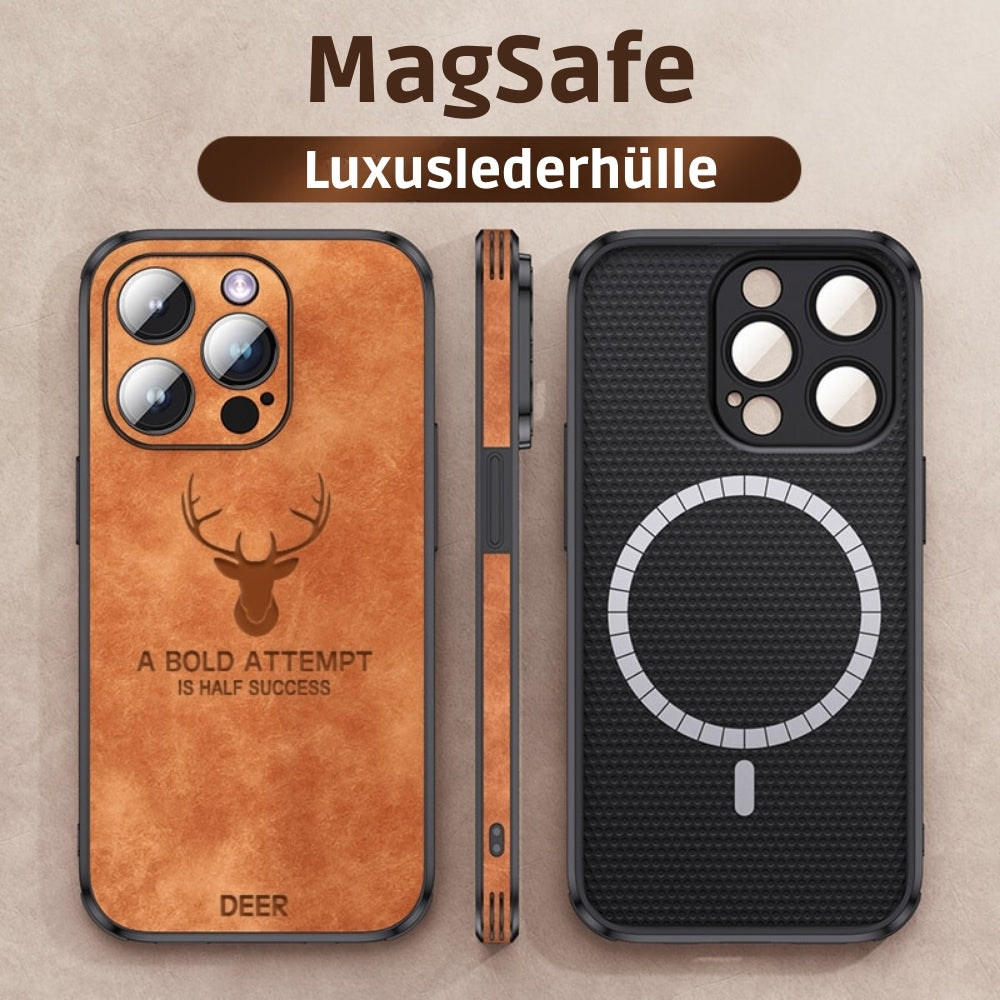 Deer – iPhone-hoes echt leer & schokbestendig – stijlvol en slank design