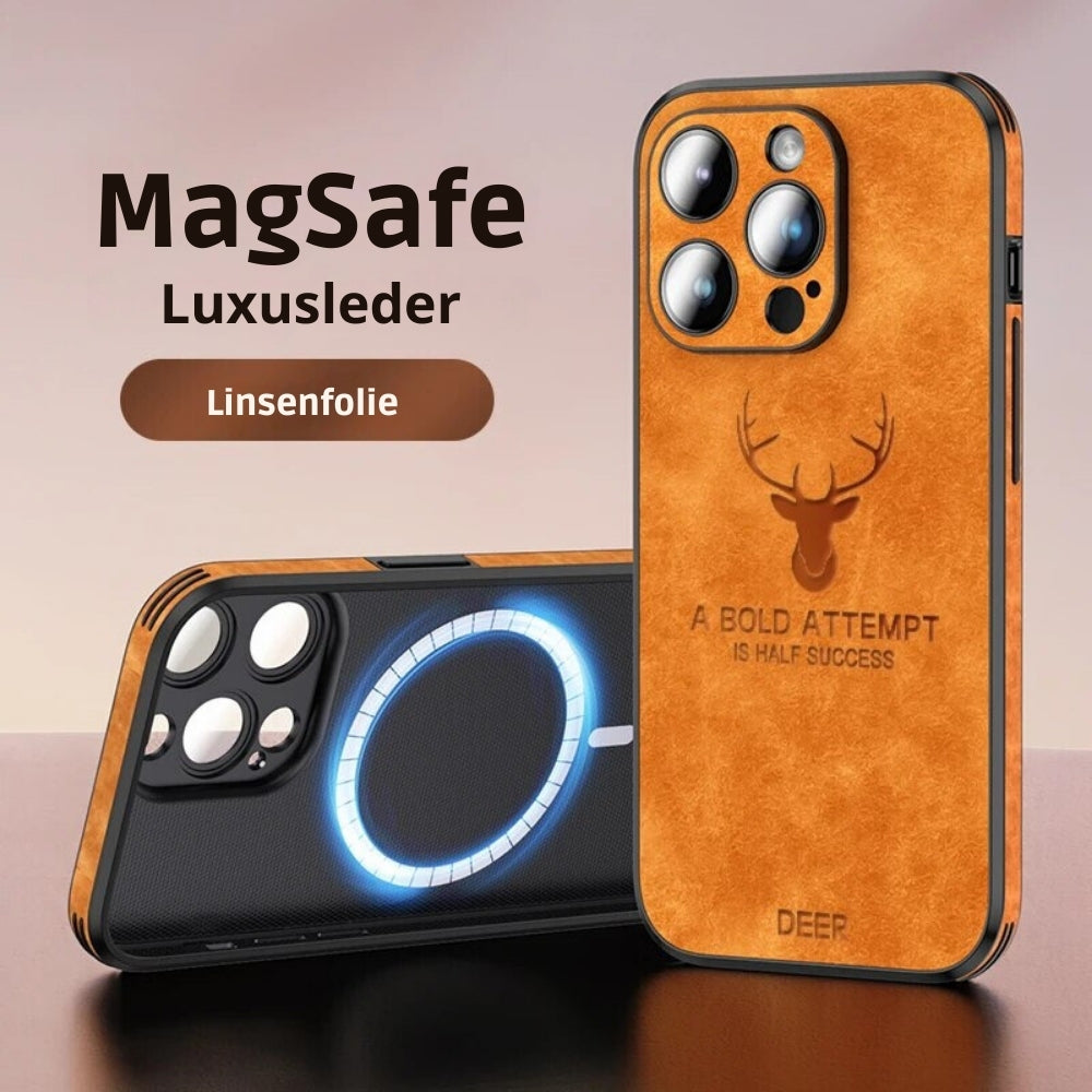 Deer – iPhone-hoes echt leer & schokbestendig – stijlvol en slank design