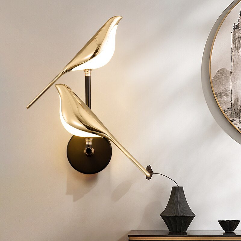 Luminara - Modern LED Bird Lamp – Magnetic Wall & Table Design