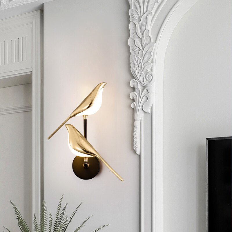 Luminara - Modern LED Bird Lamp – Magnetic Wall & Table Design