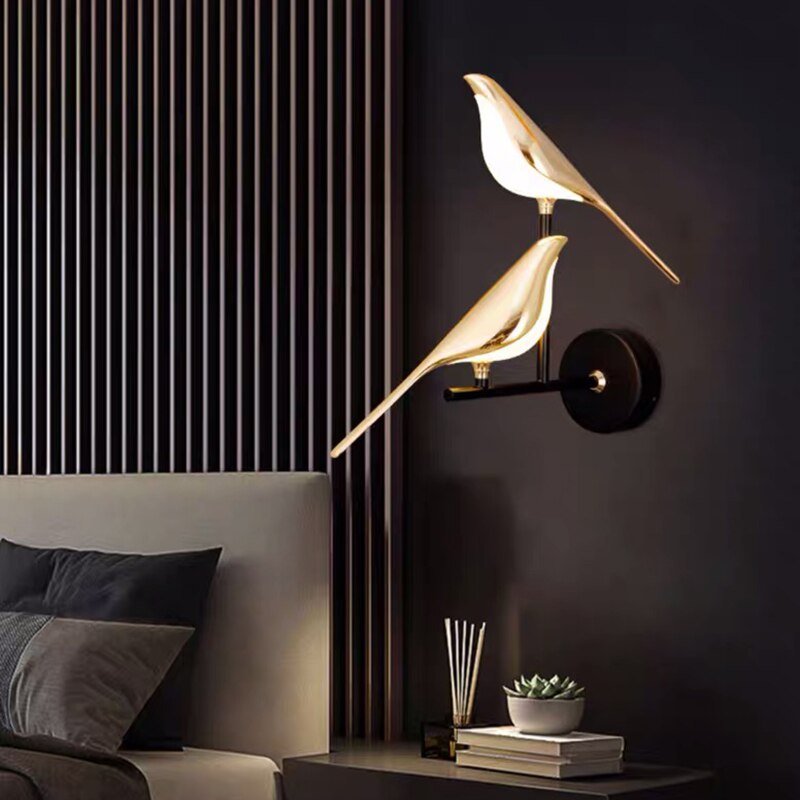 Luminara - Modern LED Bird Lamp – Magnetic Wall & Table Design