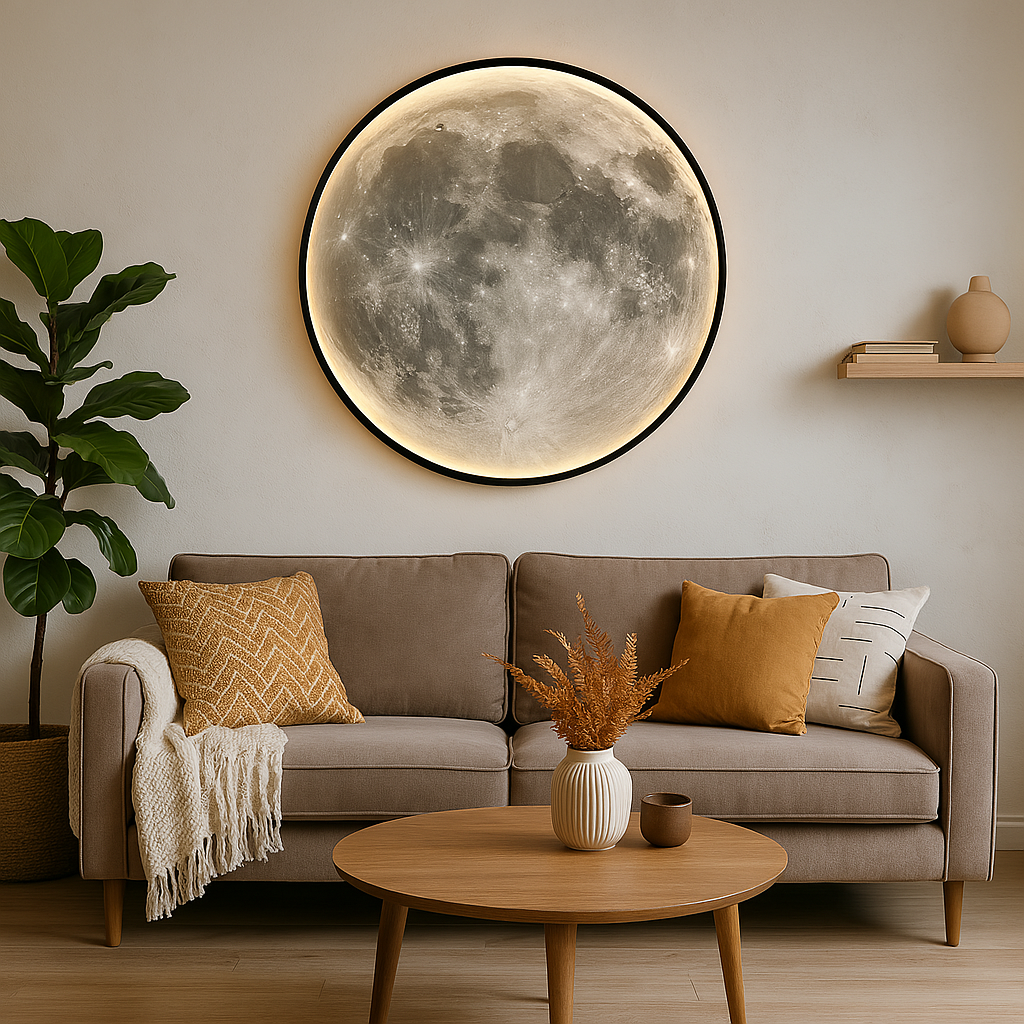 Lunora – LED moon wall lamp – Decorative indoor & outdoor lighting