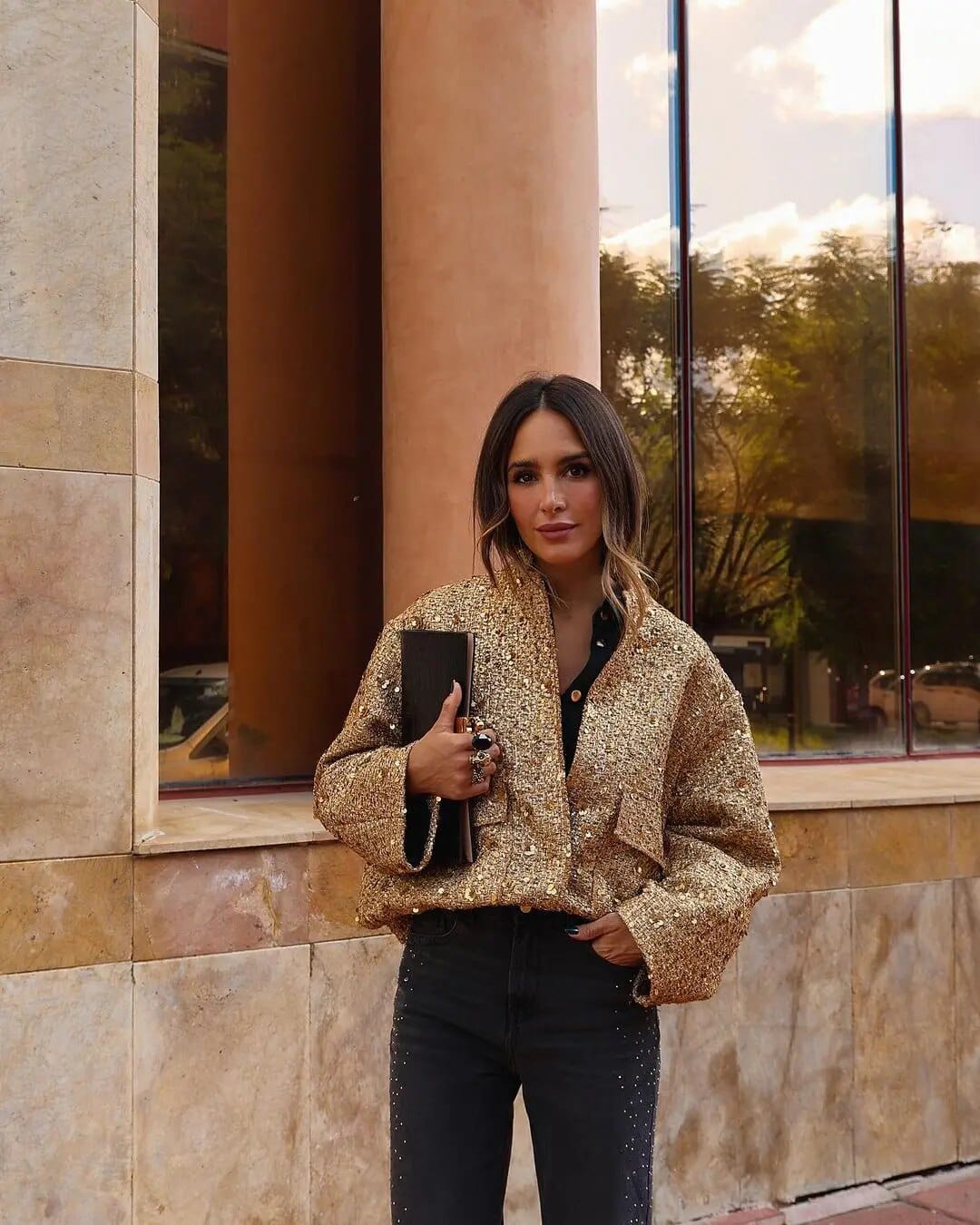Melzano | Glitter Bomberjack