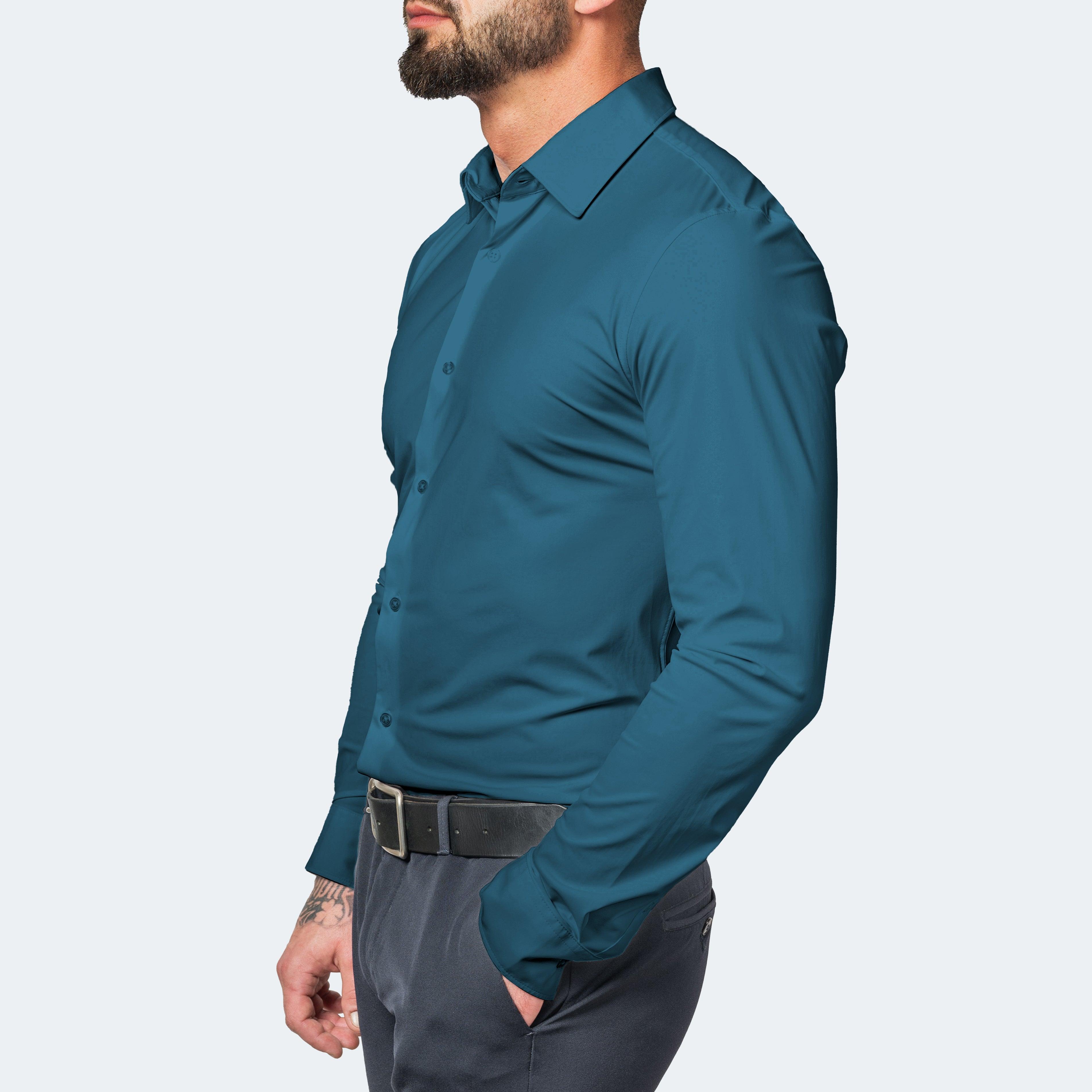 Barnard Stretchoverhemd – Kreukherstellend & Ademend Comfort