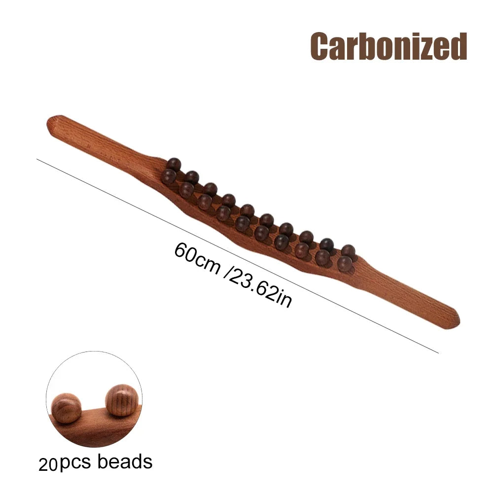 Woodease Pro Massage Stick – Gua Sha Wooden Stick for Muscle Relaxation