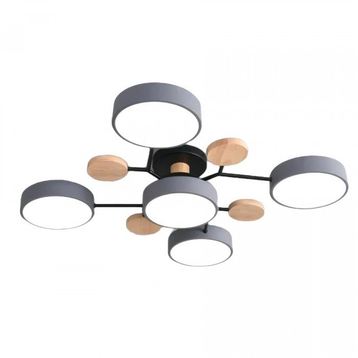 Scandinavische LED-plafondlamp – Vertakt ontwerp & stijl