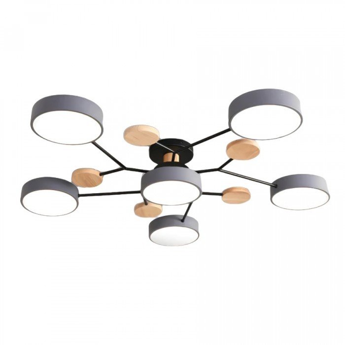 Scandinavische LED-plafondlamp – Vertakt ontwerp & stijl
