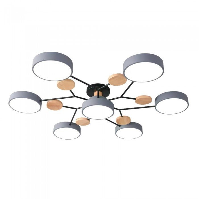 Scandinavische LED-plafondlamp – Vertakt ontwerp & stijl