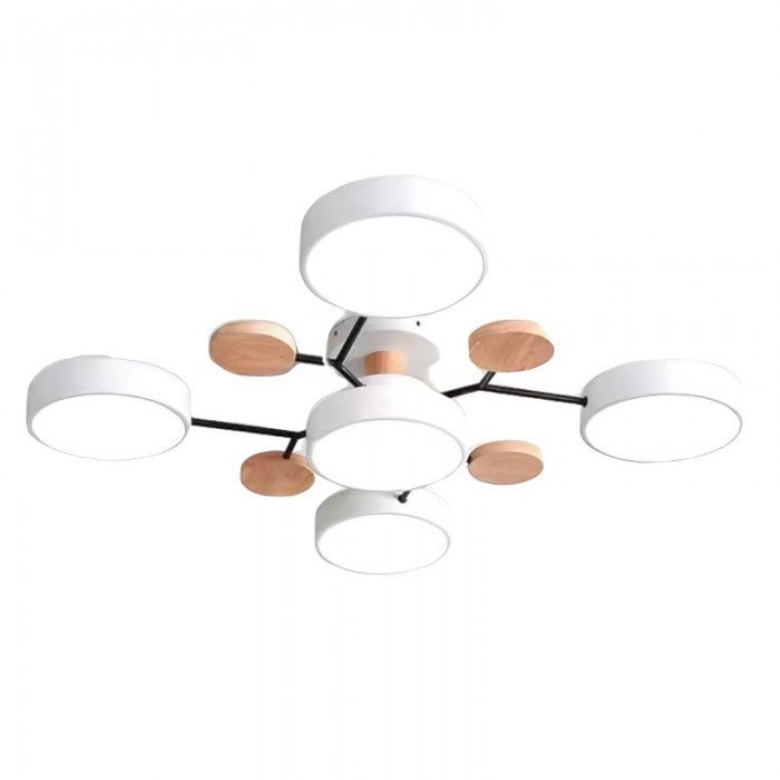 Scandinavische LED-plafondlamp – Vertakt ontwerp & stijl