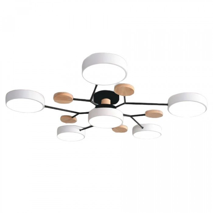 Scandinavische LED-plafondlamp – Vertakt ontwerp & stijl