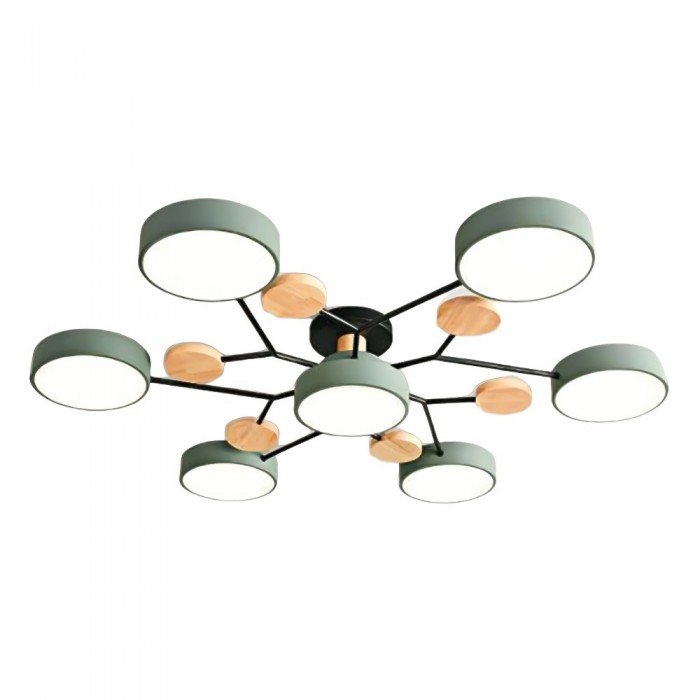 Scandinavische LED-plafondlamp – Vertakt ontwerp & stijl