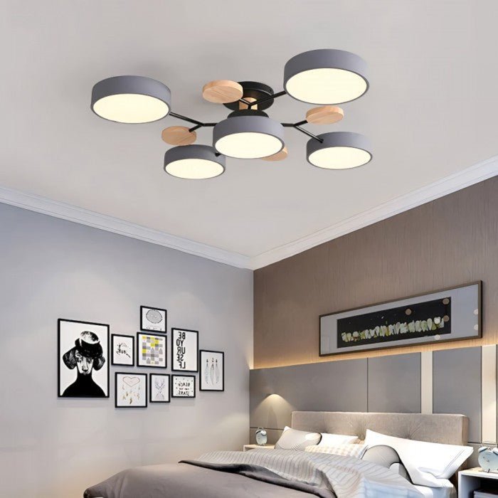 Scandinavische LED-plafondlamp – Vertakt ontwerp & stijl