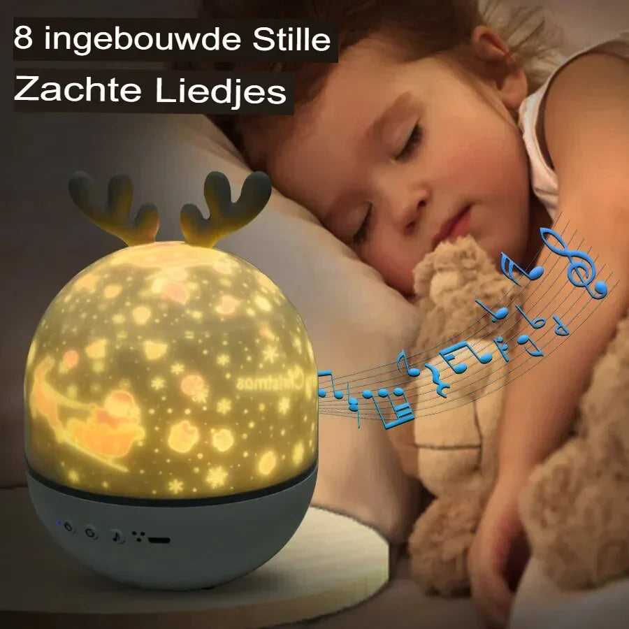 StarryDream Nachtlampje voor Kinderen - Magische Slaap met Sterrenprojecties