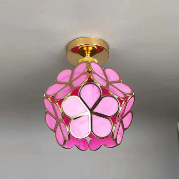 Melzano BloomGlow | Elegant glass ceiling lamp with flowers to beautify your space with timeless style