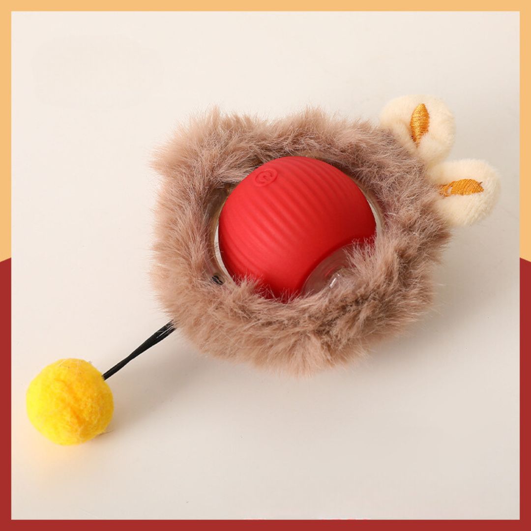 Felindo – interactive cat ball with movement and tail – indoor toy