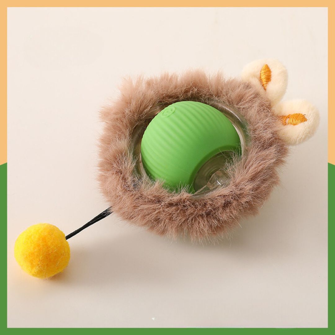 Felindo – interactive cat ball with movement and tail – indoor toy