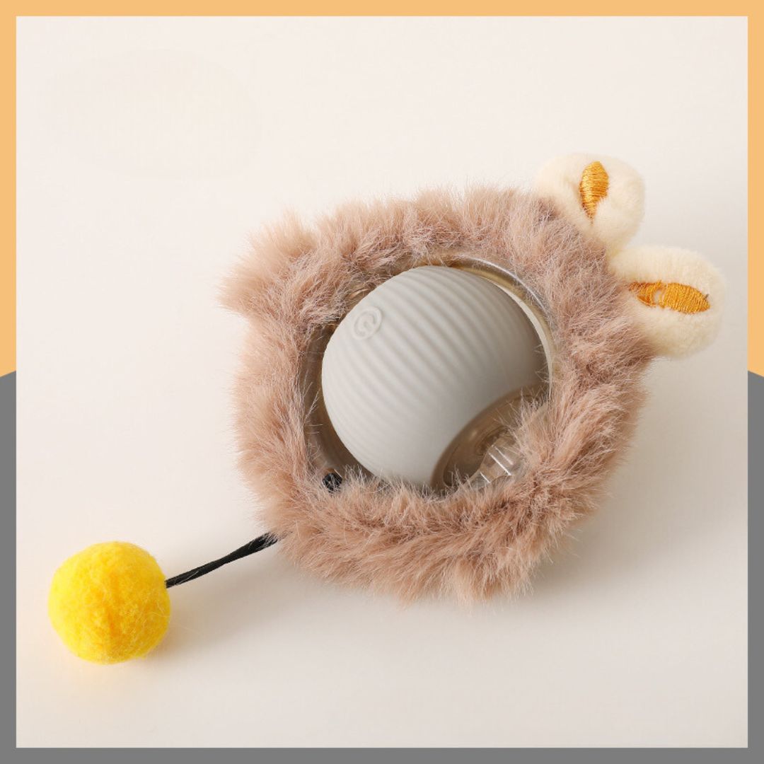 Felindo – interactive cat ball with movement and tail – indoor toy