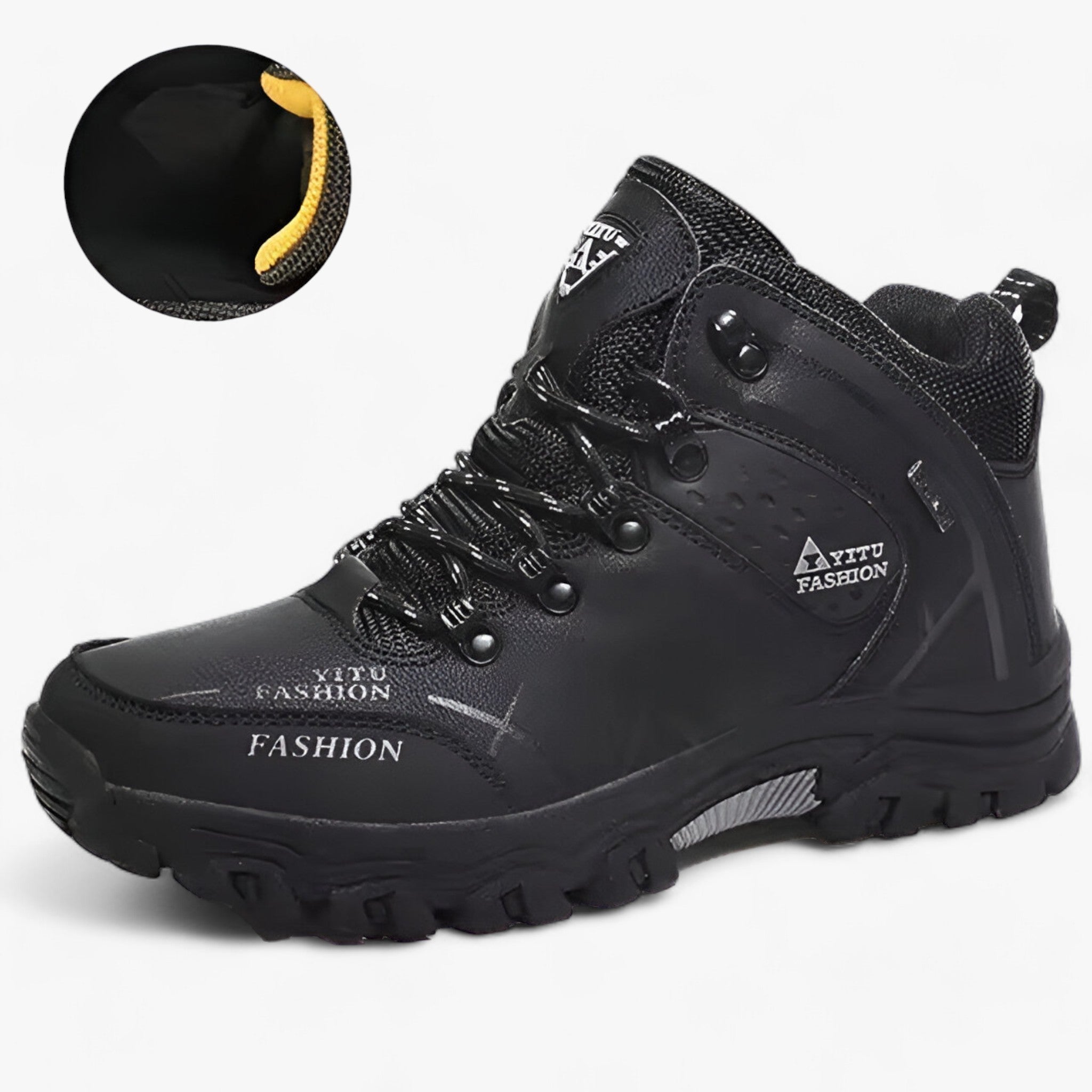 Botas de cuero impermeables para nieve - Ultra cálidas para el invierno