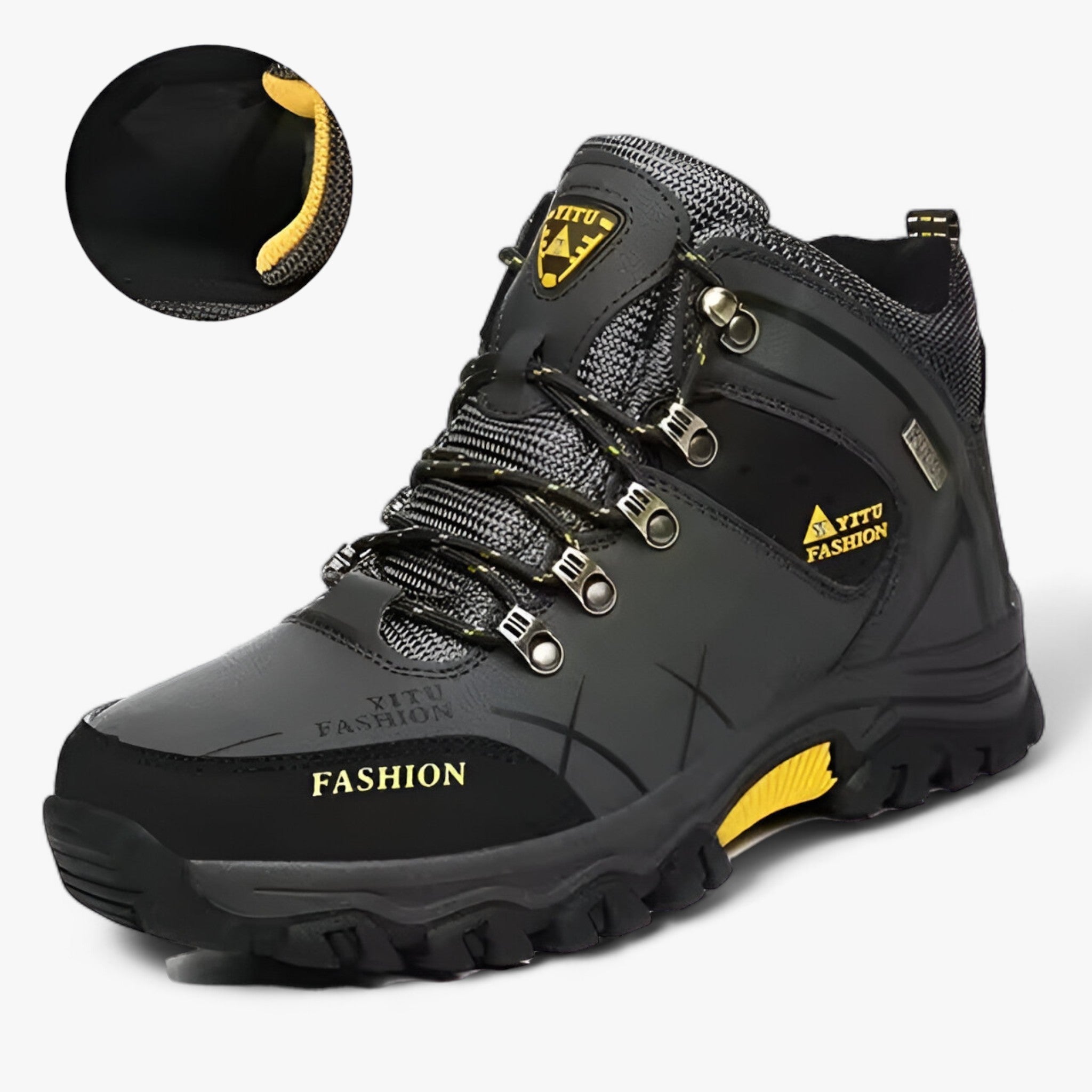 Botas de cuero impermeables para nieve - Ultra cálidas para el invierno