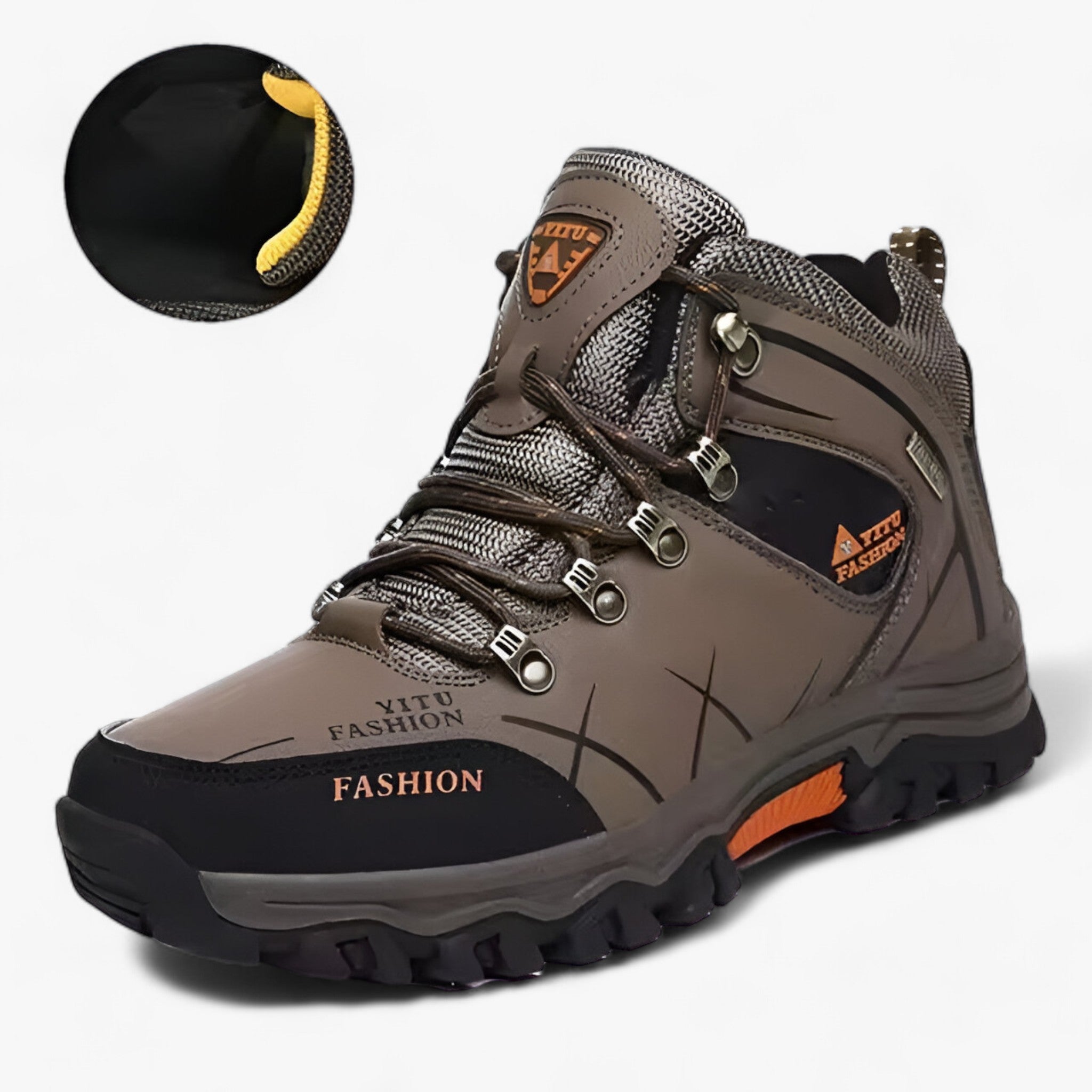 Botas de cuero impermeables para nieve - Ultra cálidas para el invierno
