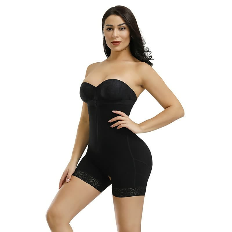 LuckyShape – Full Body Shaper mit Korsettverschluss – für Damenmode