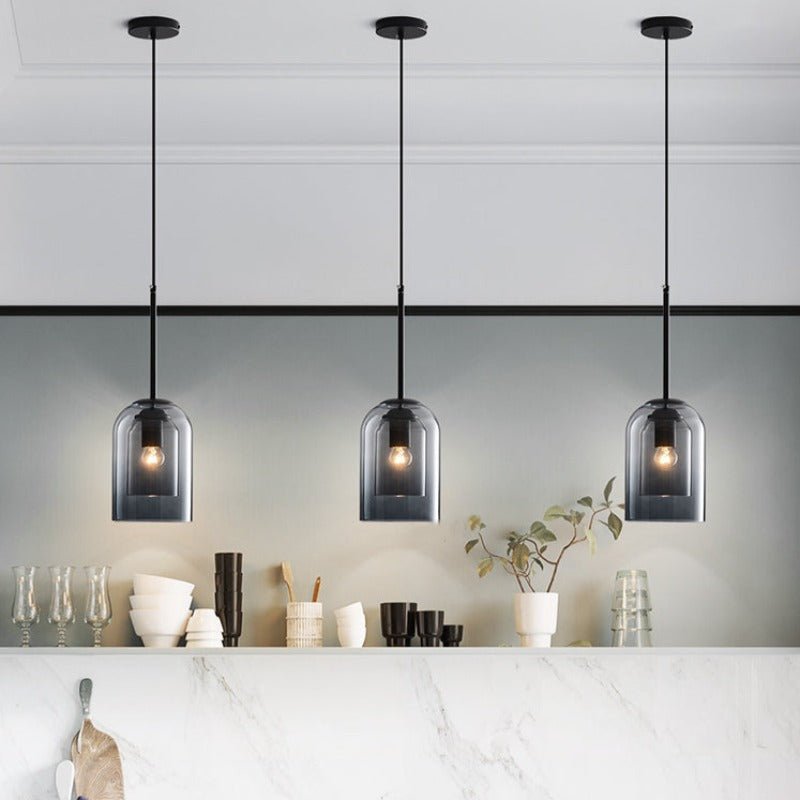 AuraGlas Hanglamp – Elegante Dubbelglas Lamp voor een Magische Lichtsfeer
