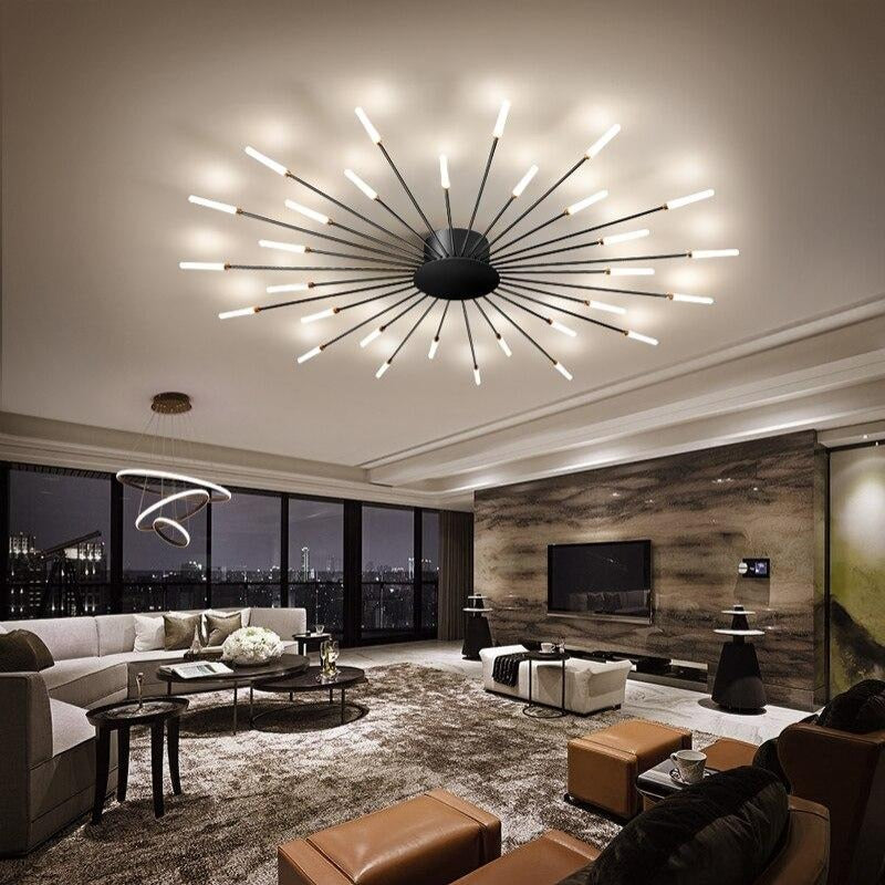Aurestrom – Moderne LED kroonluchter – Whirlpool design plafondlamp