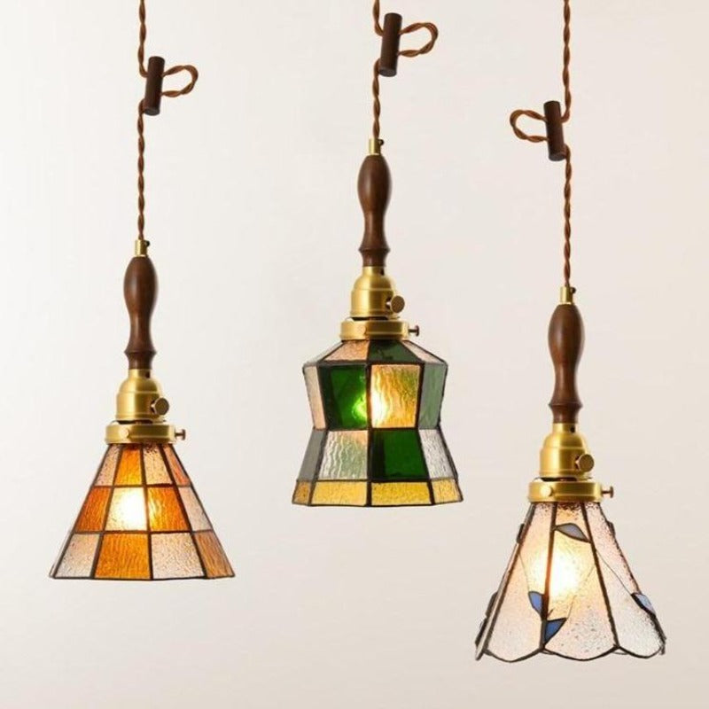 Aurelia – Kleurrijke glazen hanglamp – Unieke LED pendellamp