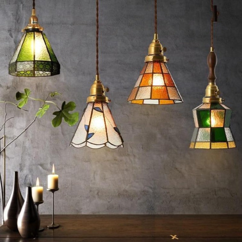 Aurelia – Kleurrijke glazen hanglamp – Unieke LED pendellamp